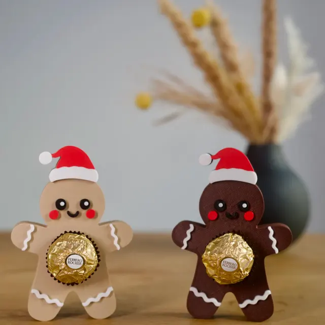 Пряничный человечек с Ferrero Rocher