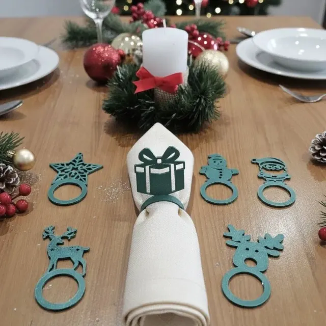 Кольца для салфеток, 6 шт
